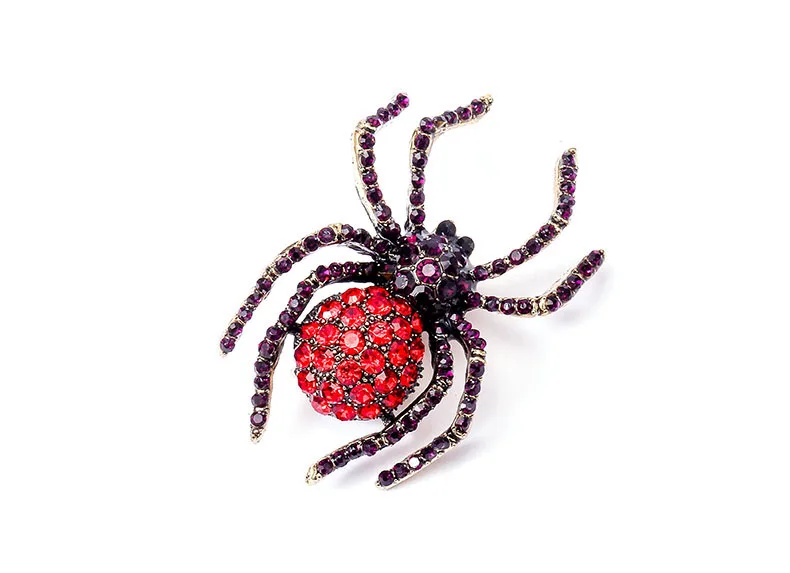 muylinda Rhinestone Spider Brooch Women's Pins And Brooches Fashion Insect Brooch Bouquet For Women Men