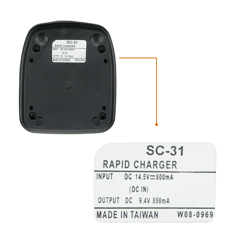 Rapid Quick Charger KSC-31 for Kenwood Radio KNB-29N KNB-30A Battery TK-2200 TK-2202 TK-2212 TK-3200 TK-3200 TK-3201