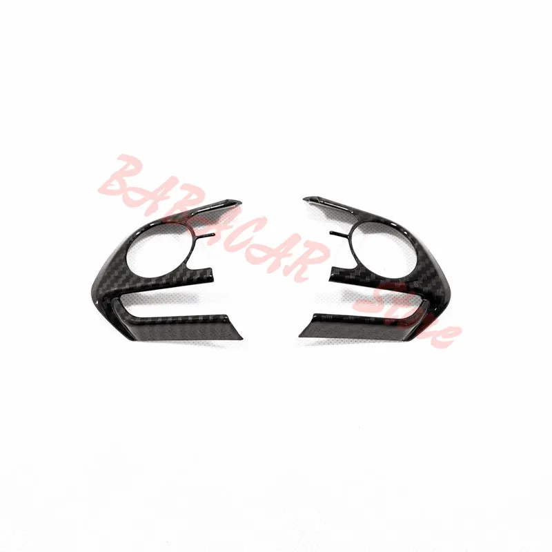 

For Toyota RAV4 2019 2020 CarInterior Styling Sticker Shell carbon fiber Steering Wheel Button Frame Cover Trim Car Accessories