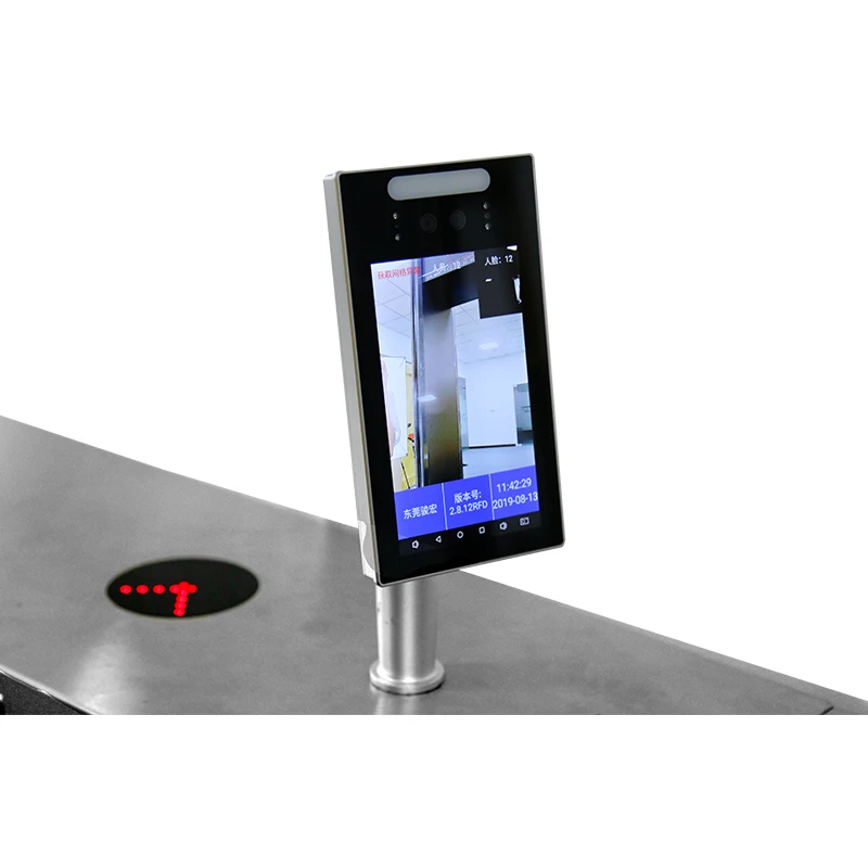 

8 Inch LCD Screen Facial Recognition Kiosk Temperature Sensor
