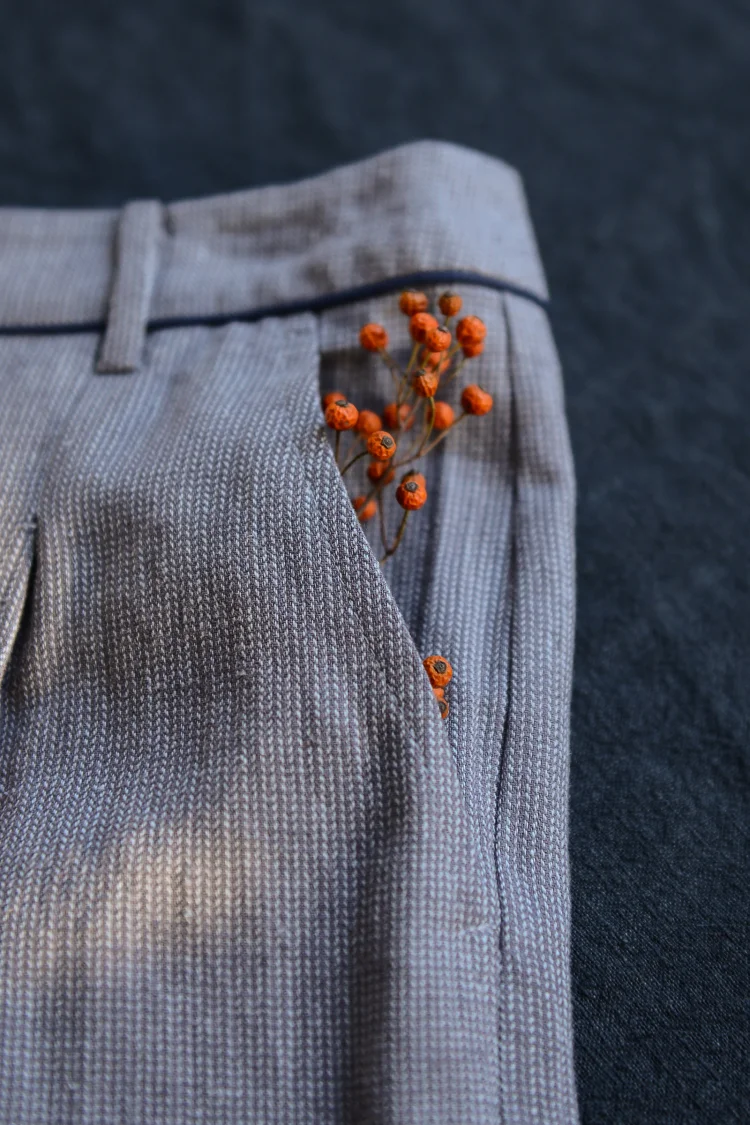 Женские винтажные прямые брюки CYNTHIA повседневные свободные в китайском стиле