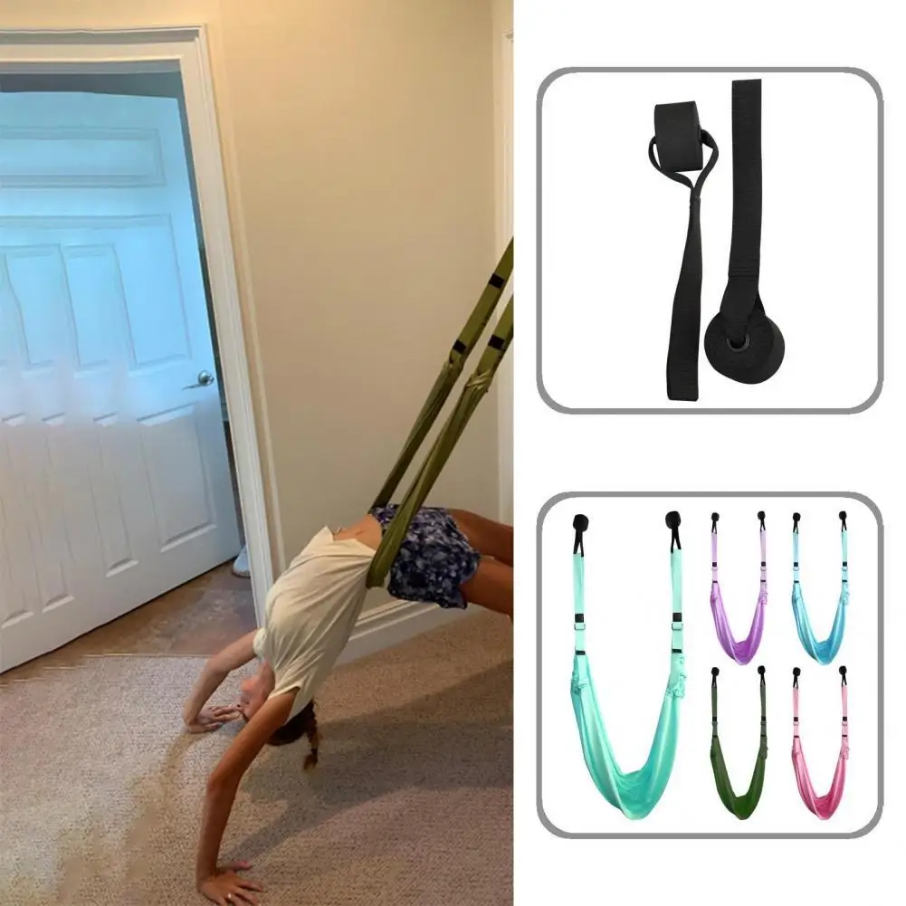 

Comfortable Easy To Carry Adjustable Punch Free Nylon Aerial Yoga Strap for Home