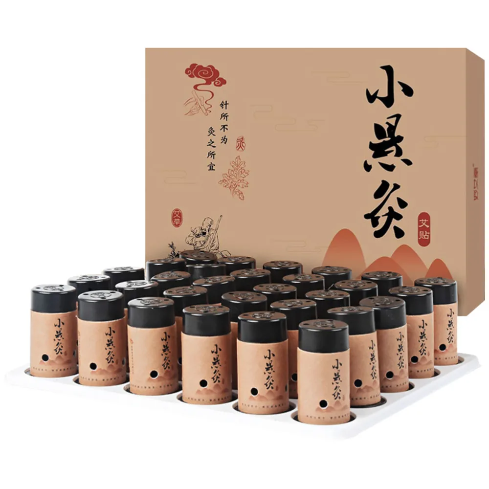 

1 Box of Portable Moxibustion Box Moxa Burning Can Moxa Cone Burning Tool