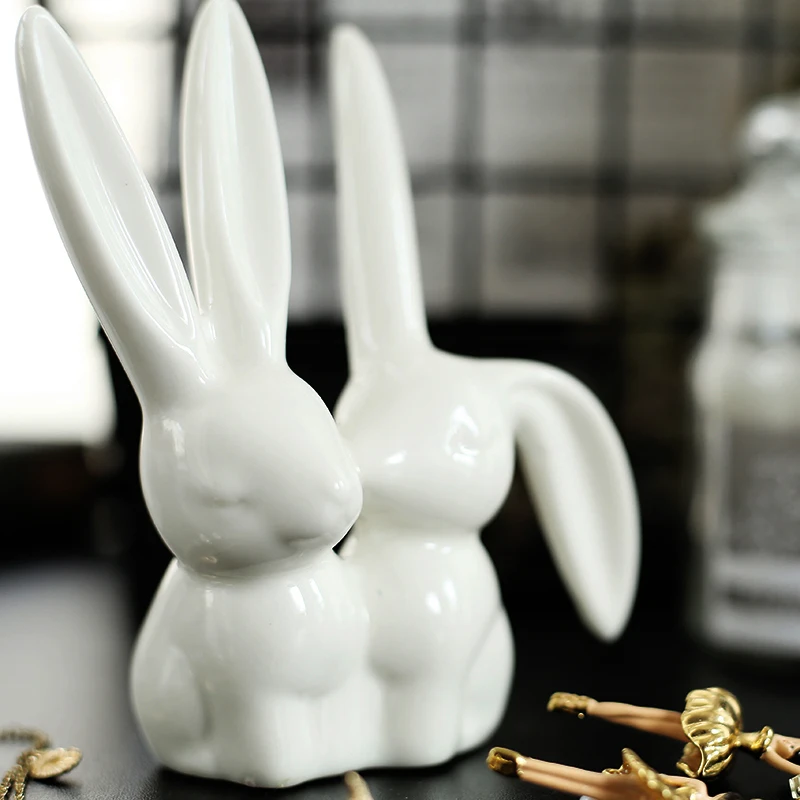 Миниатюрная керамическая полка для хранения колец и ювелирных изделий в форме