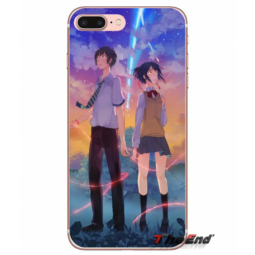 romantic cartoon Your Name Soft Shell Cases For Xiaomi Redmi 4 3 3S Pro Mi3 Mi4 Mi4i Mi4C Mi5 Mi5S Mi Max Note 2 Cover Coque | Мобильные