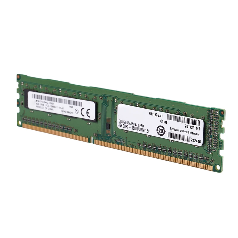 DDR3 4 GB Ram PC3 12800 1600MHz 1 5 V Настольный ПК Память 240Pins система Высокая совместимость для