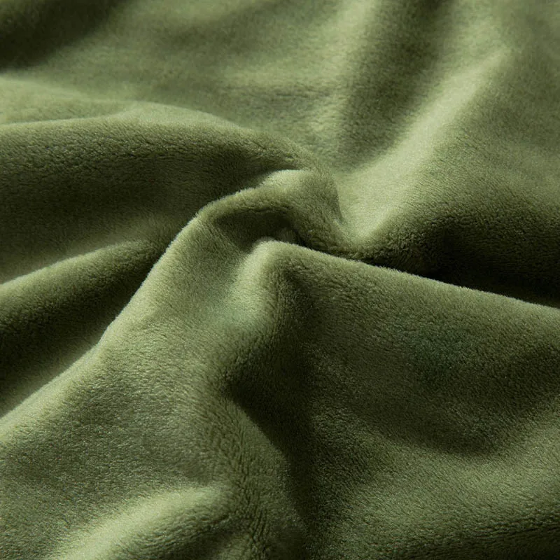 Двухслойное теплое меховое одеяло зимнее бархатное постельное белье покрывало