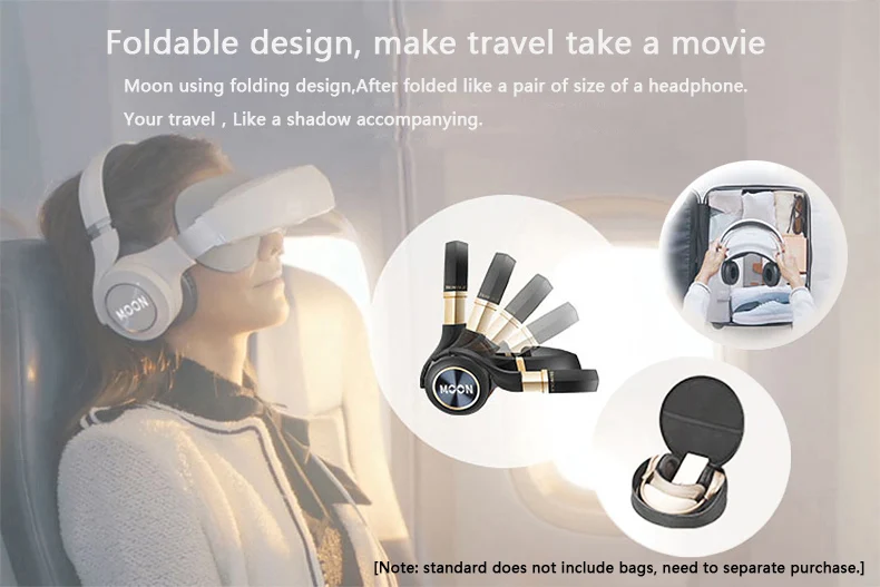 Royole 3D VR очки все в одном с HIFI наушниками 3D очки виртуальной реальности сенсорное управление HDMI мобильный кинотеатр для ПК