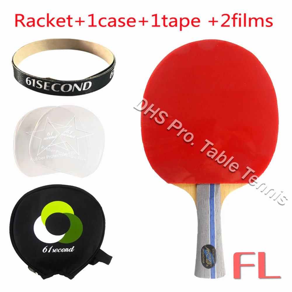 Профессиональная ракетка Galaxy YINHE 896 с 2 шт Galaxy YINHE Mars II с длинной ручкой - Цвет: FL racket 1case