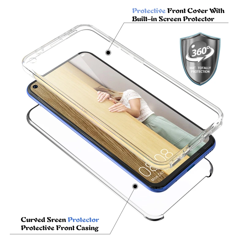 Жесткий чехол 2 в 1 для Huawei P30 pro lite P smart 2019 бампер ударопрочный защитный Honor 10 Lite View 20
