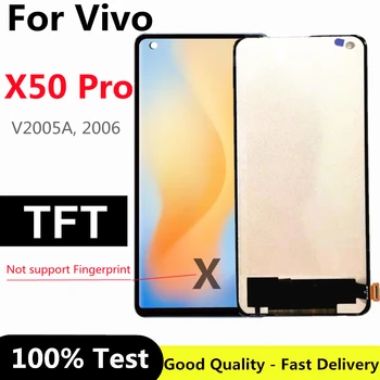 6.56'' TFT X50PRO Display For Vivo X50 Pro LCD Display Touch Screen Digitizer Assembly For Vivo V2005A 2006 Model