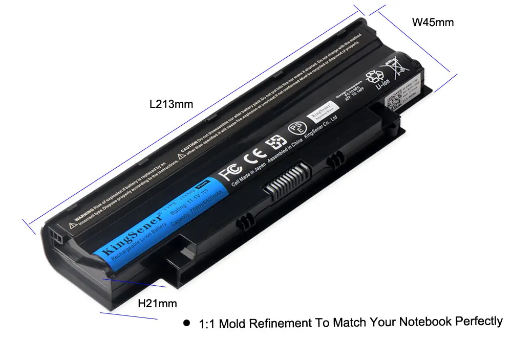 KingSener J1KND ноутбук Батарея для DELL Inspiron N4010 N3010 N3110 N4050 N4110 N5010 N5010D N5110 N7010 N7110 M501 M501R M511R
