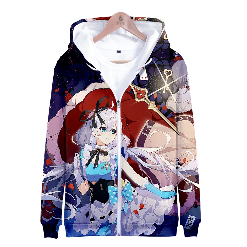 Honkai Impact 3 hoodies sweatshirt autumn and winter Zipper Leisure Print Novelty Top Luxury Harajuku | Мужская одежда