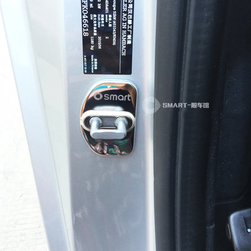 Стайлинг автомобиля крышка дверного замка из нержавеющей стали автомобильные