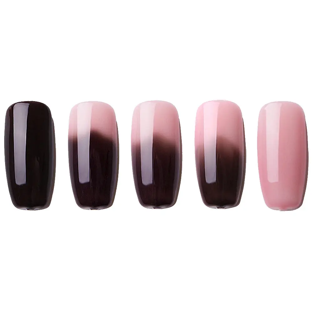 Блестящий отмачиваемый температурный изменяющий цвет Лак для ногтей УФ гель