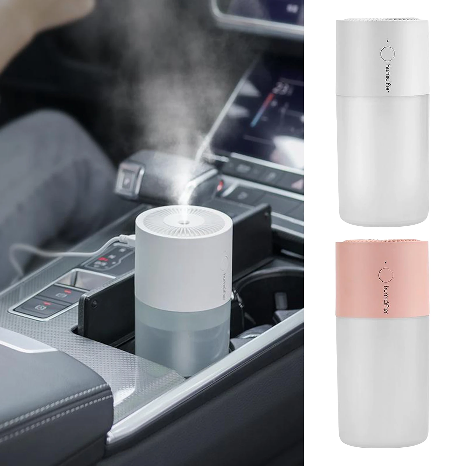 

Portable Mini Desktop Mist Aroma Diffuser Air Humidifier 7-Colors LED Night Light for Office SPA Travel Baby Living Room Yoga