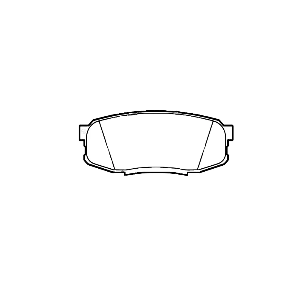 Керамические тормозные колодки для TOYOTA Land Cruiser 2008-2011 запасные части автомобилей