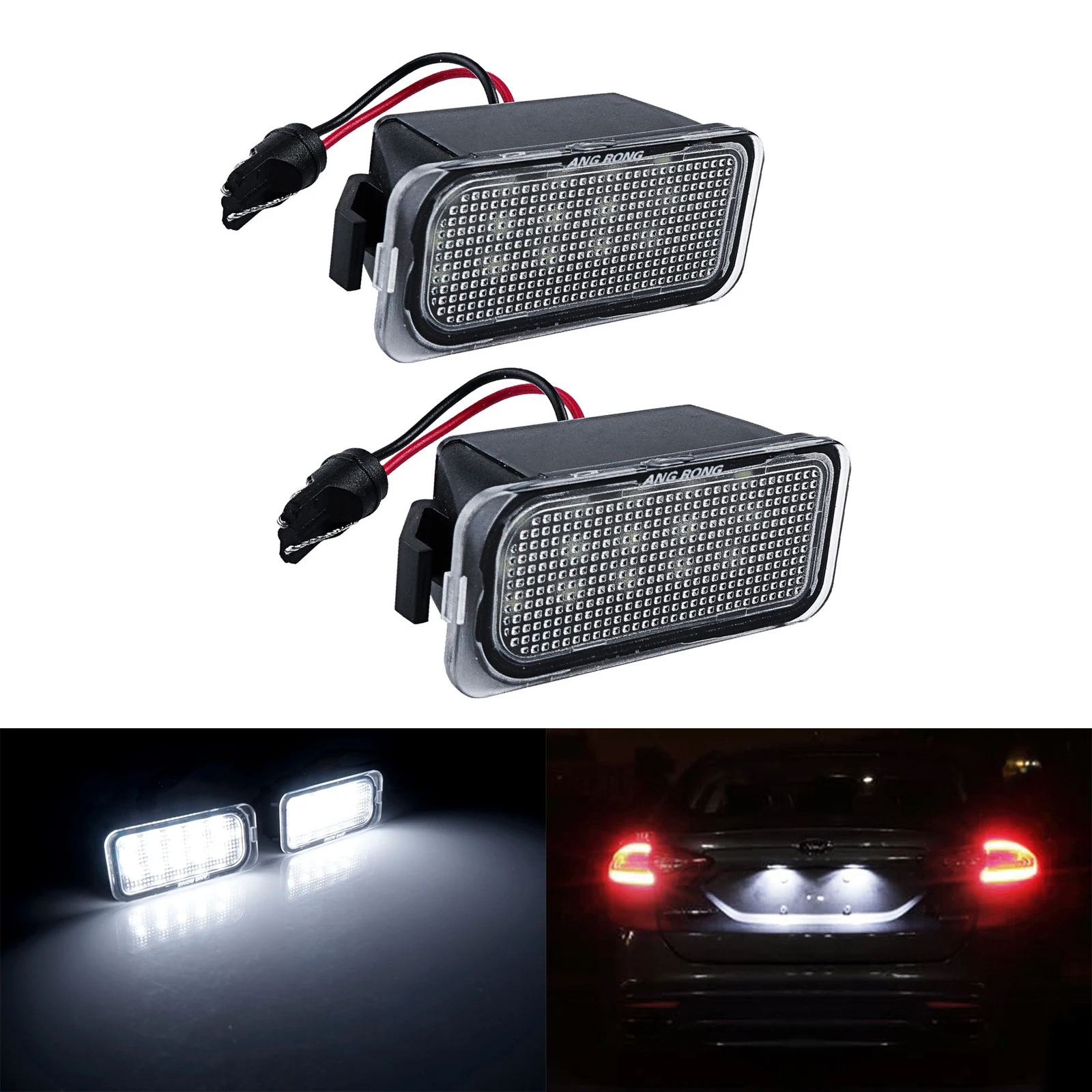 

2x Canbus LED License Plate Light For Jaguar Ford C-MAX Transit Focus Ranger Ka+