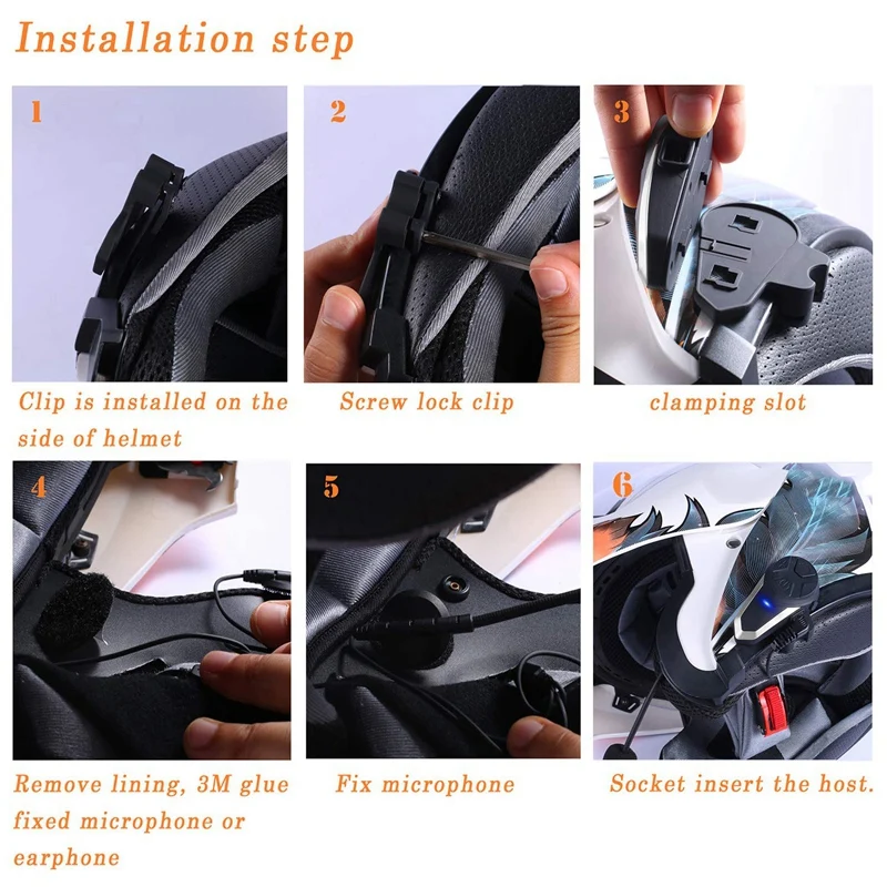 Мотоциклетный шлем Bluetooth гарнитура 1000 м переговорные системы связи лыжные мото