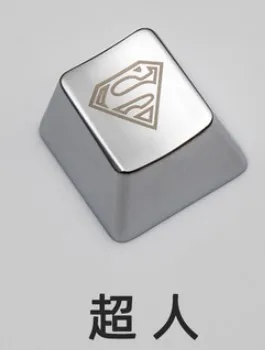metal keycap-5 Металлический брелок с подсветкой R4 Attack On Titan ROG FILCO World Of Warcraft razer Keycap для вишневого переключателя, механическая клавиатура, серое золото - Цвет: metal keycap-5
