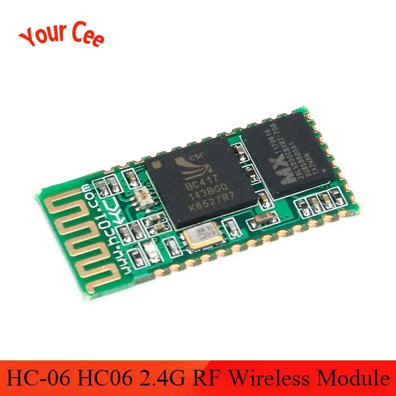 HC-06 HC 06 2 4G радиочастотный беспроводной Bluetooth-совместимый трансивер главный Slave