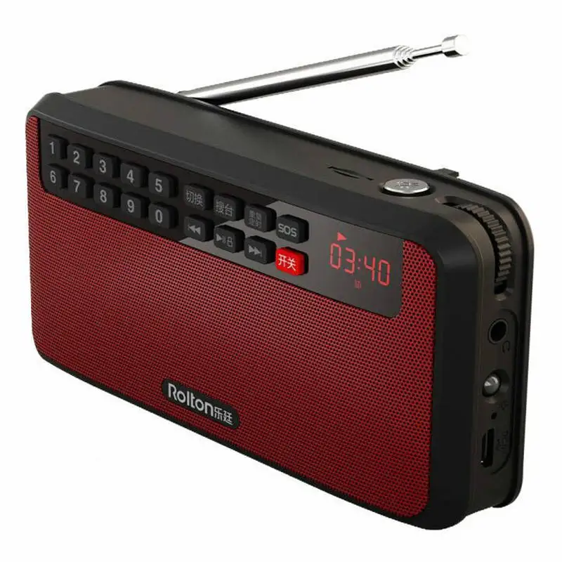 Rolton T60 Стерео Fm Радио Колонки 2 1 канала мини музыкальный плеер радио Поддержка