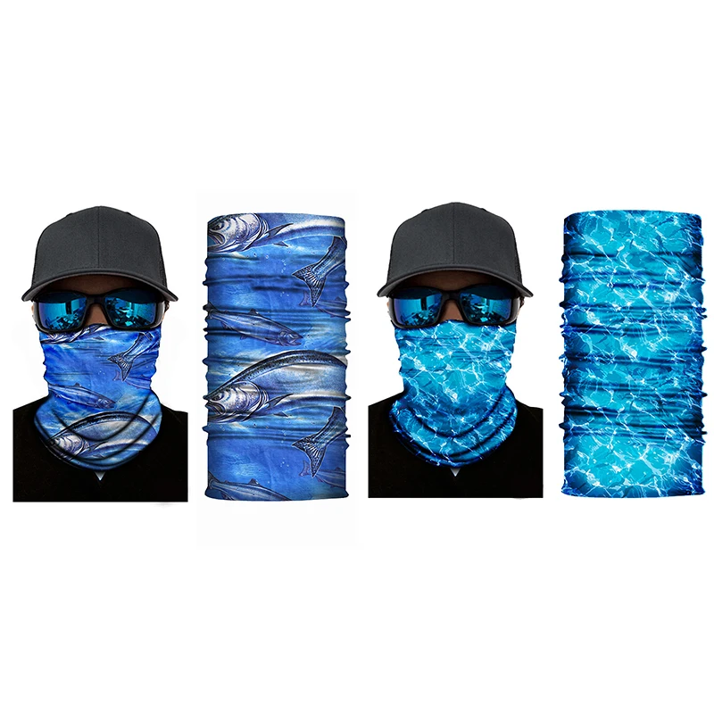 Magic Headscarf Multi-function Mask Ocean Series Outdoor Riding Sunscreen Sports Bib Seamless Headband Face Towel |
