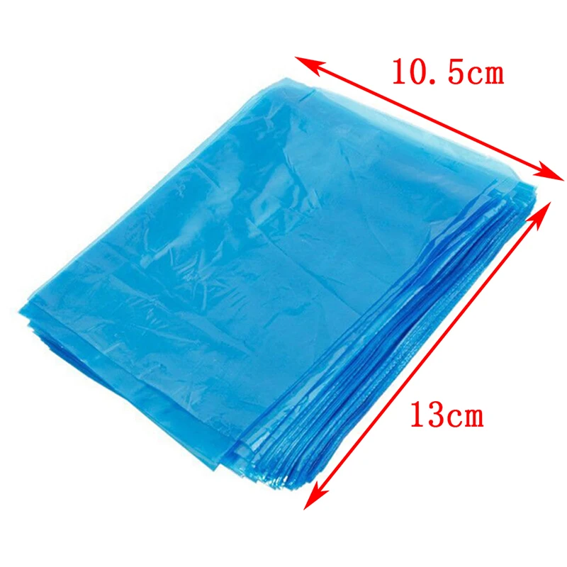 

200pcs Tattoo Clip Cord Sleeves Blue Bags Disposable Supplies Covers Bags for Tattoo Machine Tattoo Accessories