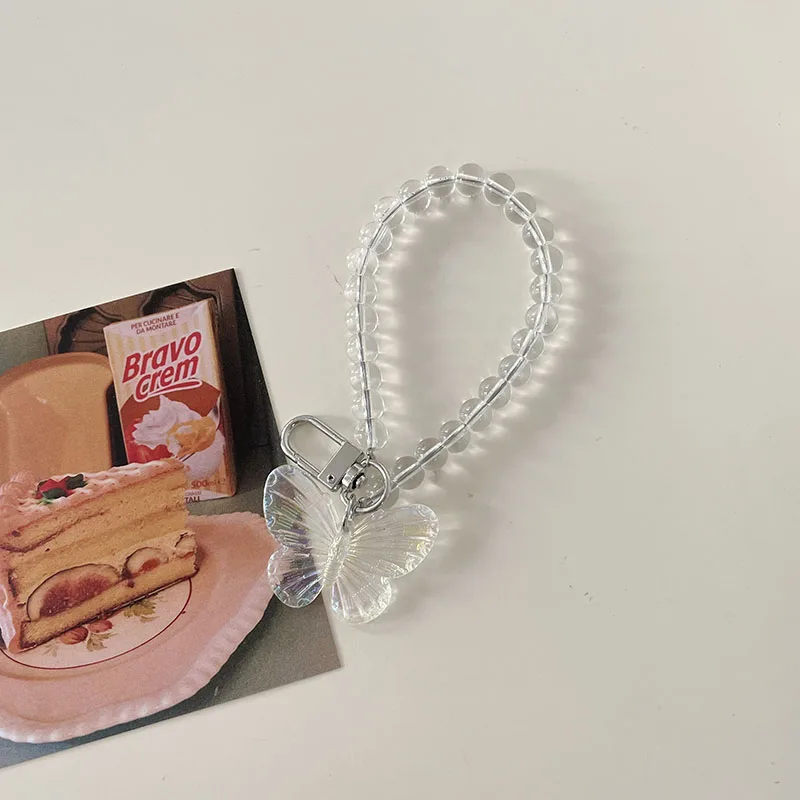 Корейский браслет ins лазерный медведь бабочка брелок для девушки рюкзак подвеска