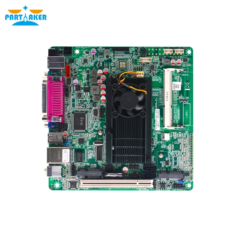 X86 мини itx материнская плата промышленного ITX M58_D42 D425 безвентиляторный POS с