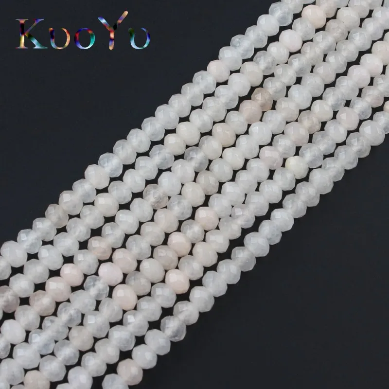 2x4 мм натуральные граненые светильник-розовые бусины из авантюрина и нефрита