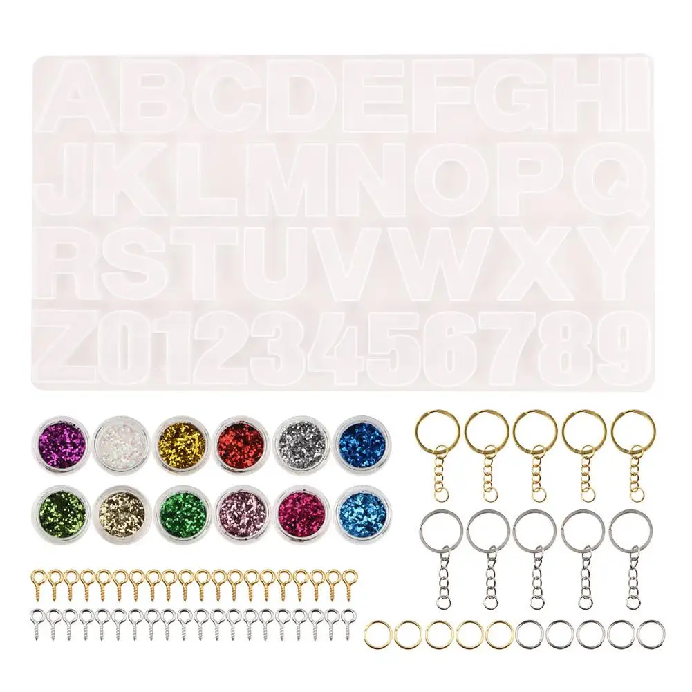 

Letter A to Z Silicone Mold Capital Letter Soft Mold for UV Resin Alphabet Mold Epoxy Resin Art Supplies Resin Jewelry Mold