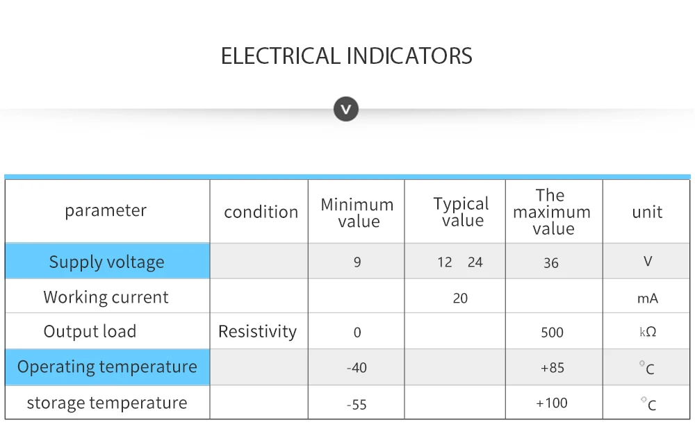 Двухосевой аналоговый переключатель тока и наклона WitMotion SINIT (4-20 мА -90 градусов)