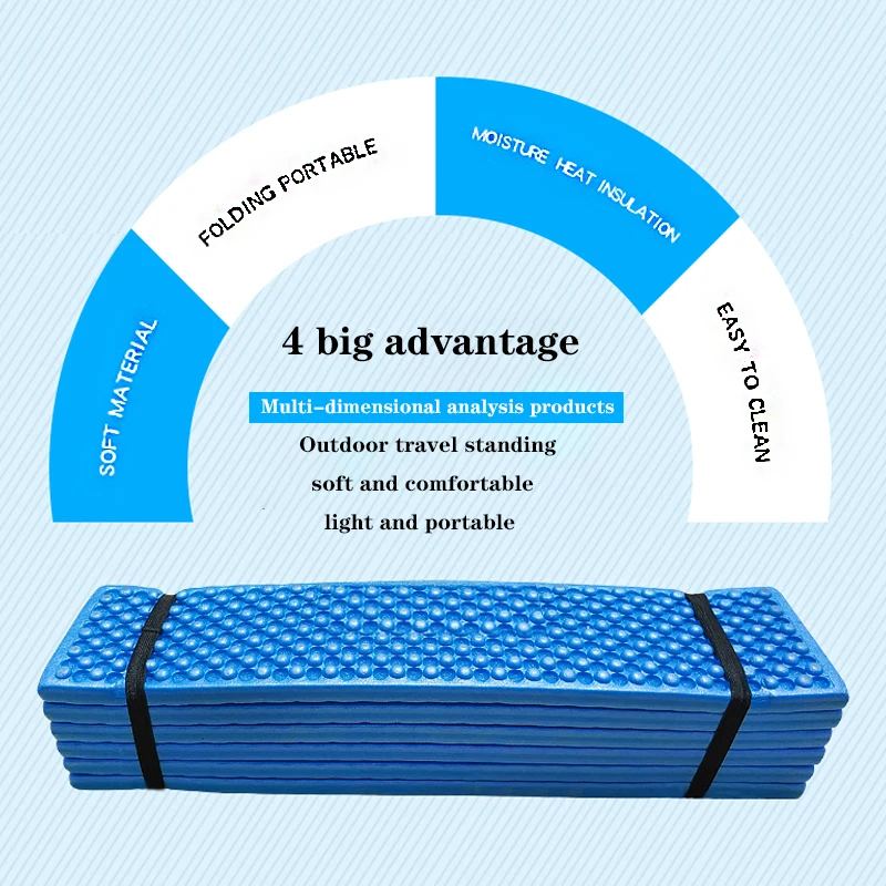 

183*60cm camping mat ultralight foam camping mat seat folding beach tent picnic mat sleeping mat waterproof outdoor mattress