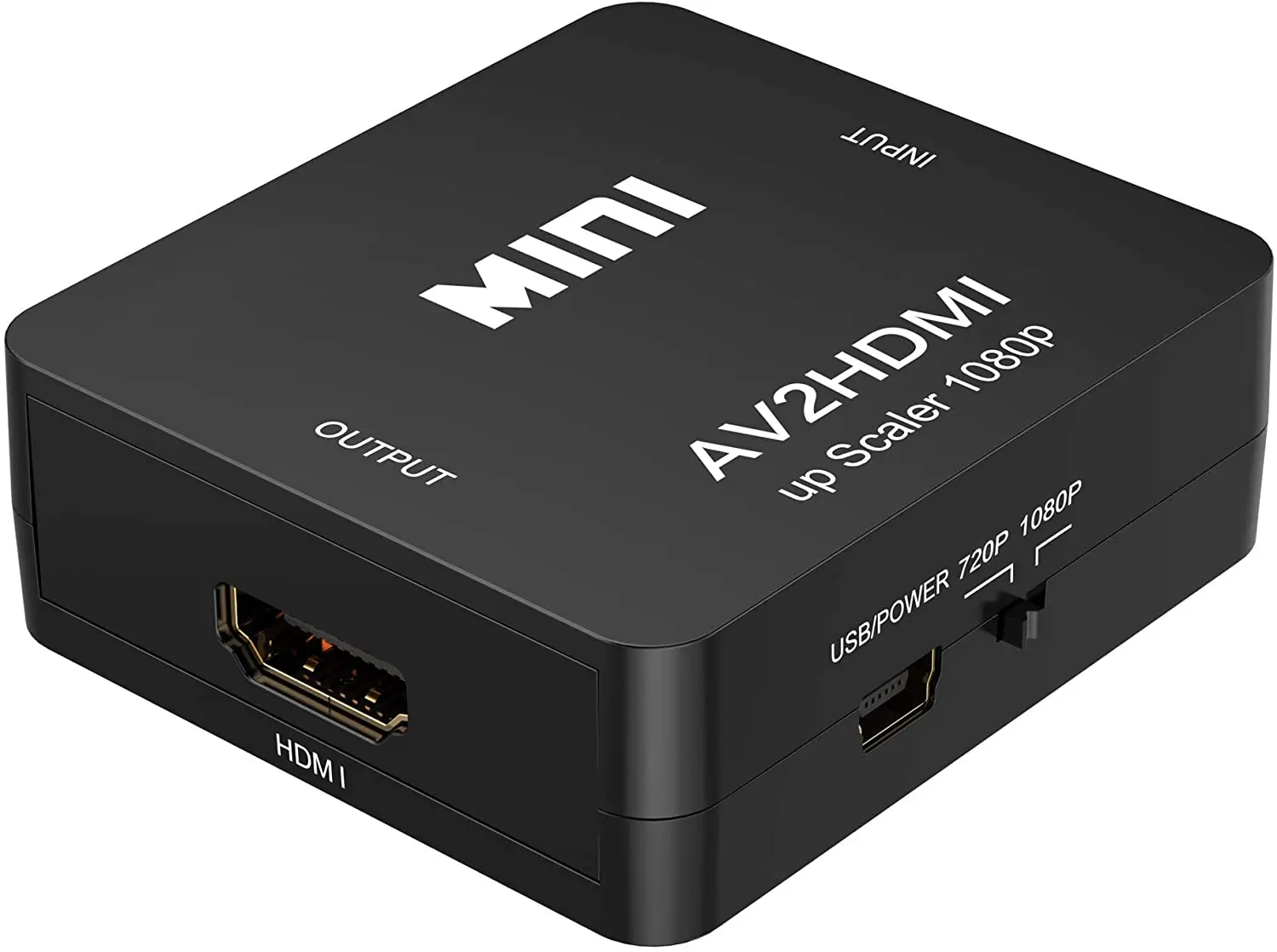 Адаптер RCA в HDMI AV CVSB Video AV/RCA CVBS мини видео конвертер компьютер HD 1080P поддержка NTSC PAL