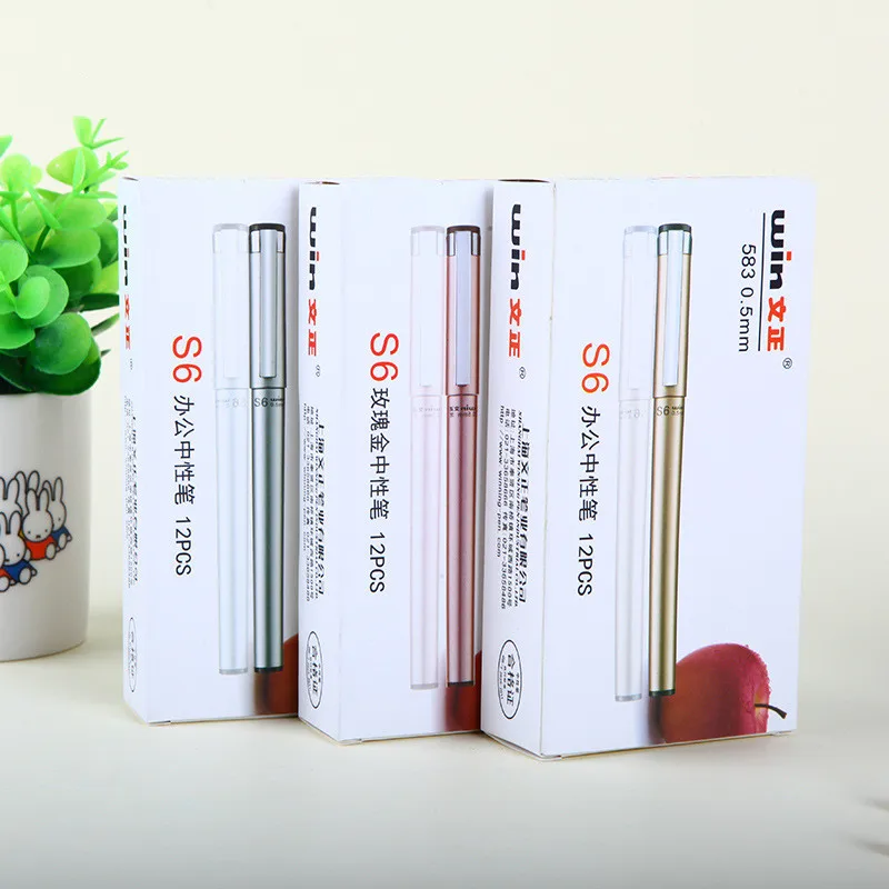 Мультфильм животных со стирающимися чернилами Шариковая ручка 0 5/0 38/0 35 мм