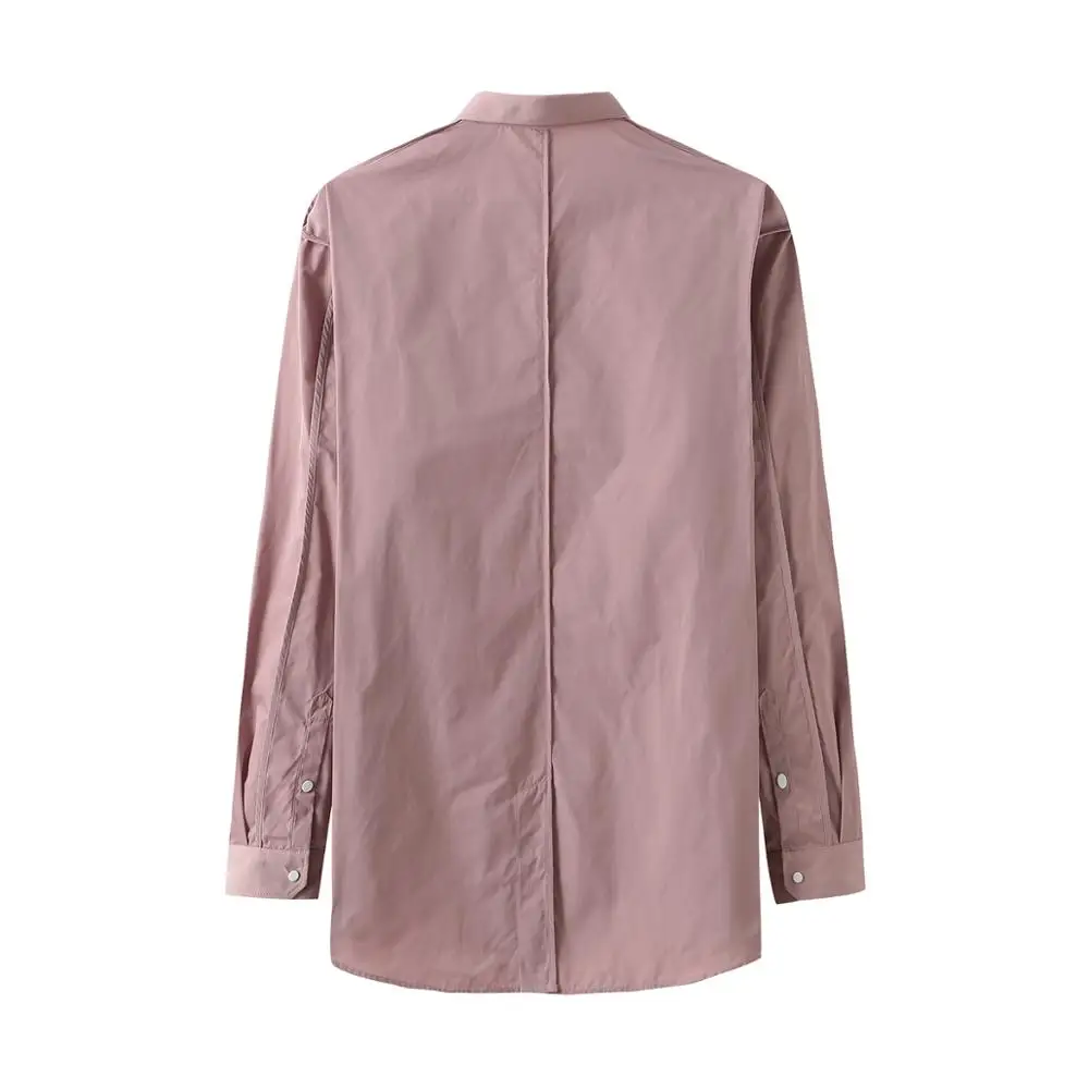 Мужская Повседневная рубашка с отложным воротником и длинными рукавами