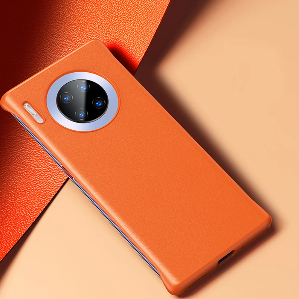 Чехол для телефона из натуральной искусственной кожи Huawei Mate 20 30 Pro P30 мягкие