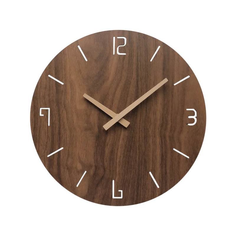 

Modern Wall Clock Wood Living Room Silent Wall Watches Home Decor Bedroom Home Mute Clocks Creative House Decoration Gift