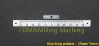 bridgeport milling machine part 0 50 degree angle plate scale ruler with pointer for cnc milling machine lathe grinder