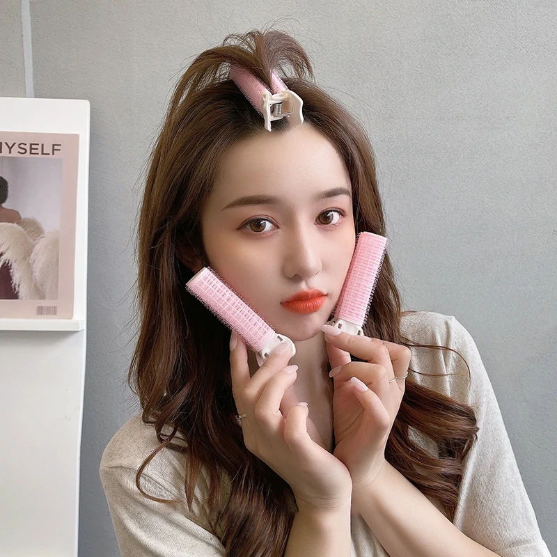 

Natural Fluffy Hair Clip Curly Hair Plastic Hair Root Fluffy Clip Bangs Styling Clip Candy Color Hair Pins Hair Accessories