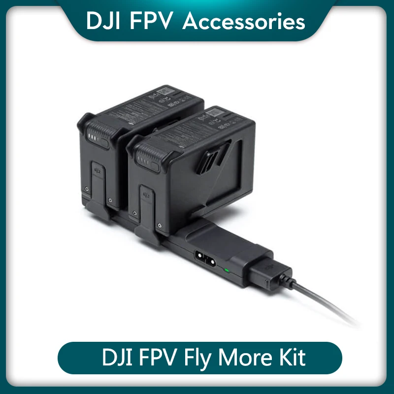 DJI FPV Fly More Kit 44 4 Вт/ч 2000 мАч содержит два аккумулятора зарядный хаб для Drone