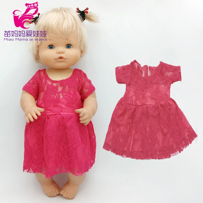 

Кукольное кружевное платье Nenuco Ropa Y Su Hermanita Reborn Baby Doll, Одежда для кукол, верхняя одежда