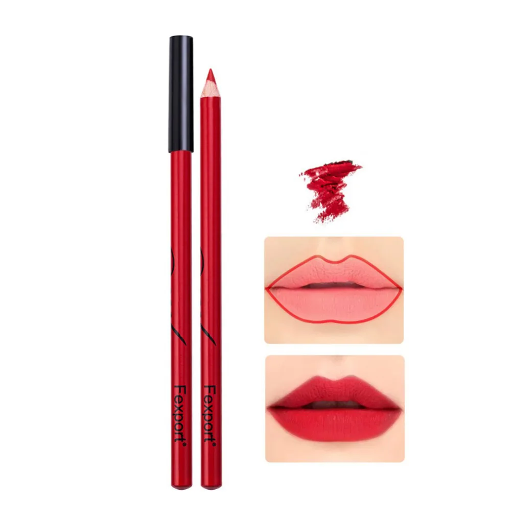 6/12 шт/набор сексуальные матовые карандаш для губ набор матовых нюдовых