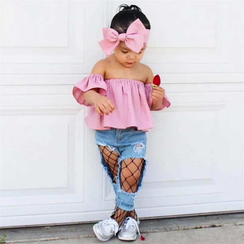 2019 Детские сетчатые колготки в сеточку для маленьких девочек черного цвета