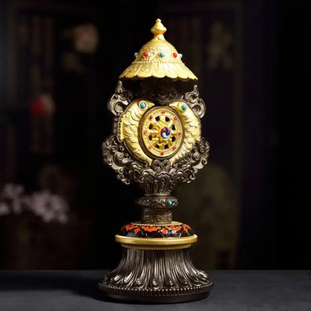 Буддистские принадлежности фантастическая позолоченная тантрическая восьми