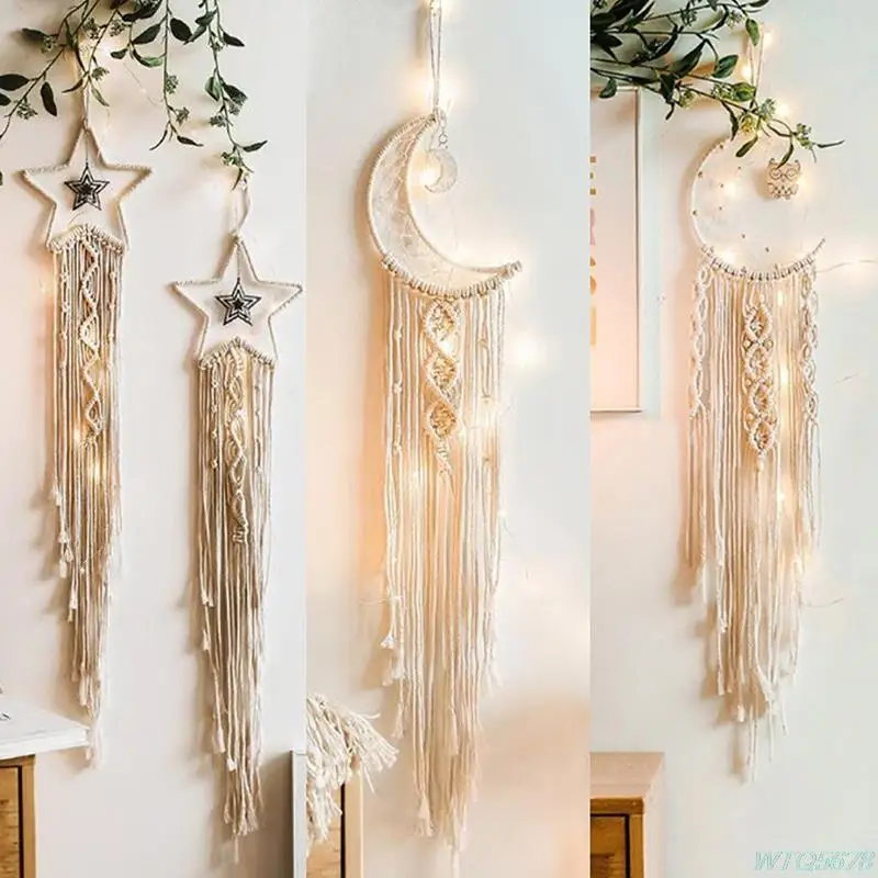 

Moon And Star Tapestry Wall Decor Leaf Wall Hanging Room Decoration Room Decor