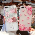 Чехол для OPPO A57 A39 A1K A9X A52 A92 A72 A31 A8 A5S A37 A71 A83 A1 AX5S AX7 A7N A12E, модный прозрачный силиконовый чехол с цветами