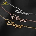 Qitian Индивидуальные 1-3 цепочки с кулонами с именами из нержавеющей стали с несколькими сердечками именные ожерелья персонализированные для женщин Bijoux Femme