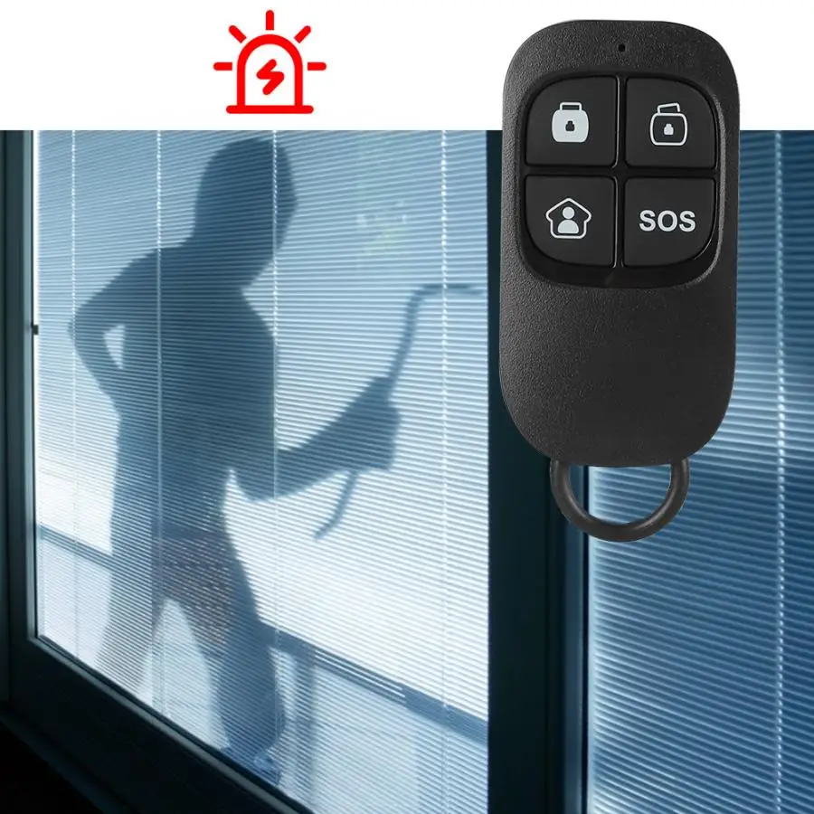 ES-RC1 433MHz Wireless RF Smart Remote Control for Alarm System Transmission Distance 80 M Strong penetrating power | Безопасность и